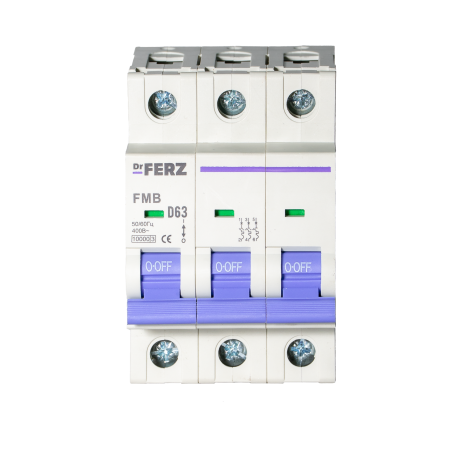 FMB-D 10kA 3P 63 х-ка D Автоматический выключатель